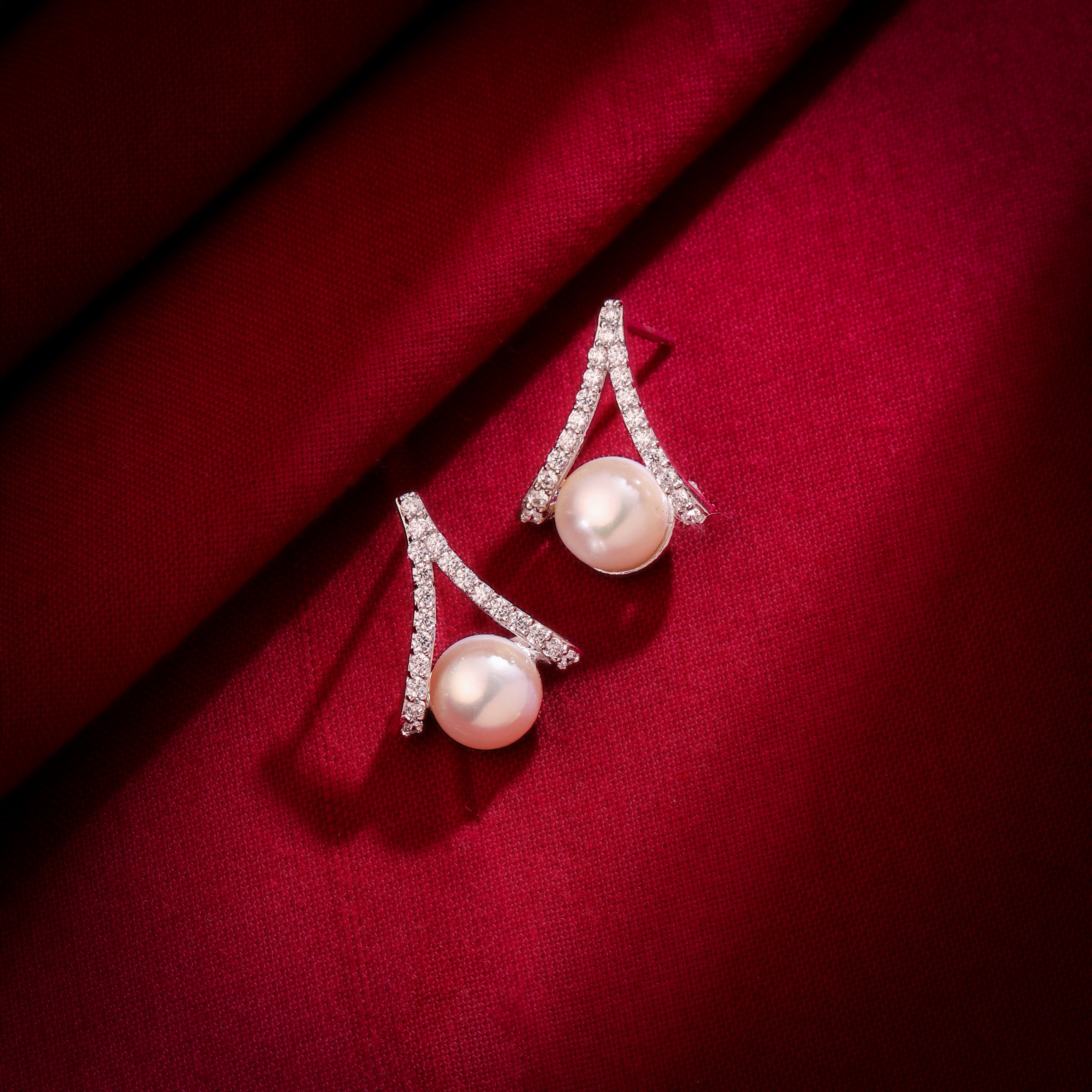 Pearl Stud Earrings